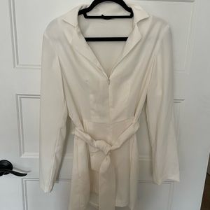 White Amanda up Richard jumpsuit romper